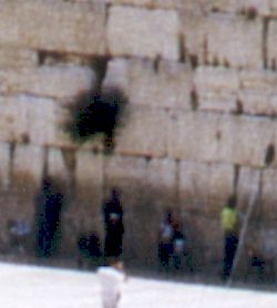 Herodian Stones at the Wailing Wall