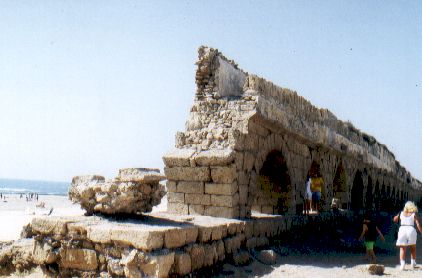 A Roman Aqueduct at Caesarea